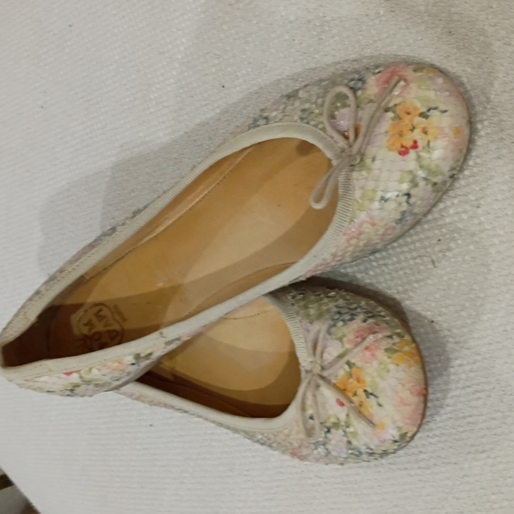Pom D'Api Women's Multicolor Floral Flats - Picture 2 of 8